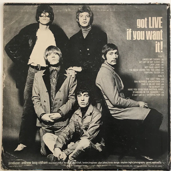 The Rolling Stones - Got Live If You Want It! (LP, Album) (Very Good Plus (VG+)) - Image 2