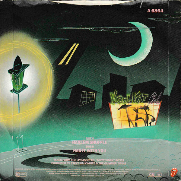 The Rolling Stones - Harlem Shuffle (7", Single) (Very Good Plus (VG+)) - Image 2
