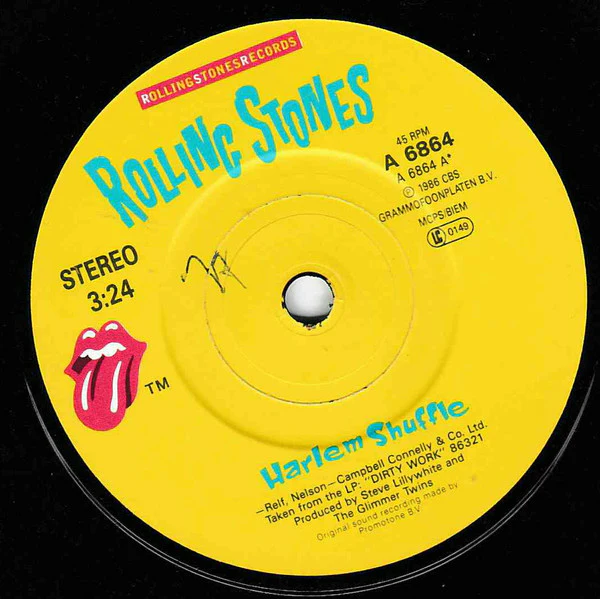 The Rolling Stones - Harlem Shuffle (7", Single) (Very Good Plus (VG+)) - Image 3