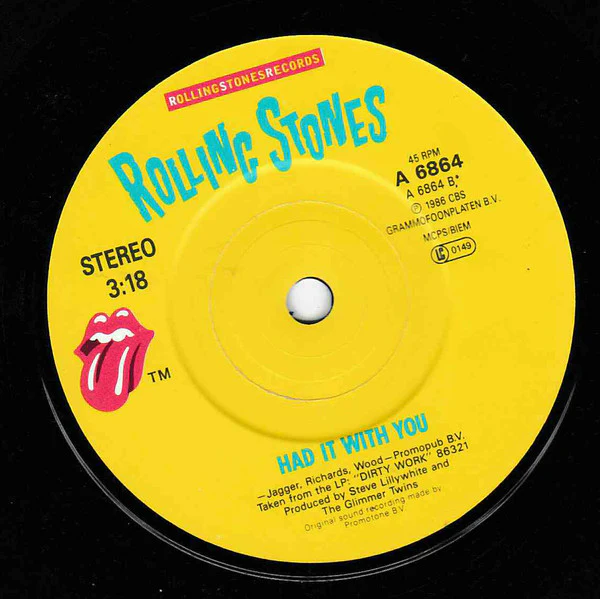 The Rolling Stones - Harlem Shuffle (7", Single) (Very Good Plus (VG+)) - Image 4