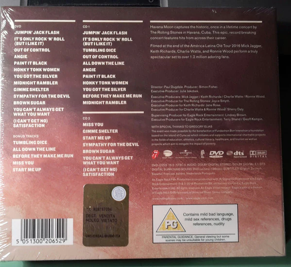 The Rolling Stones - Havana Moon (2xCD + DVD) (Very Good Plus (VG+)) - Image 2