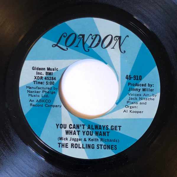 The Rolling Stones - Honky Tonk Women / You Can't Always Get What You Want (7", Single, Styrene, She) (Very Good (VG)) - Image 4