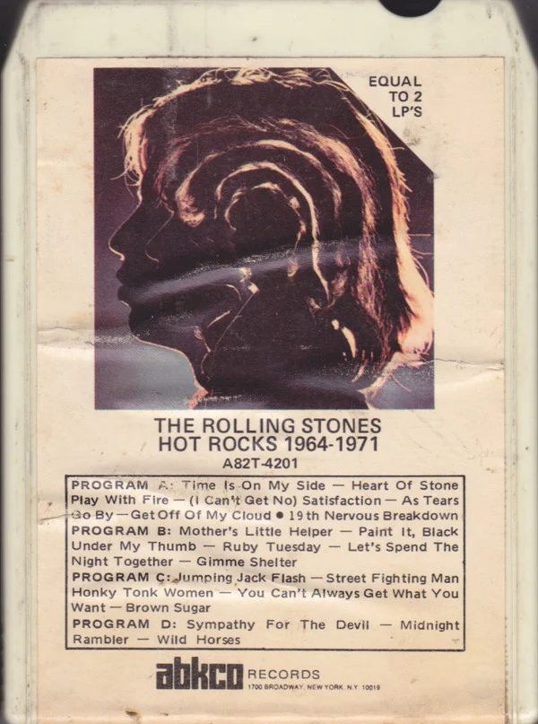 The Rolling Stones - Hot Rocks 1964-1971 (8-Trk, Comp) (Very Good Plus (VG+))