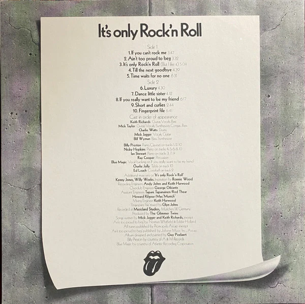 The Rolling Stones - It's Only Rock 'N Roll (LP, Album, PRC) (Very Good Plus (VG+)) - Image 5