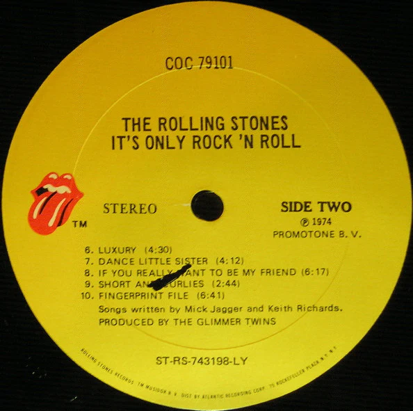 The Rolling Stones - It's Only Rock 'N Roll (LP, Album, She) (Very Good Plus (VG+)) - Image 4