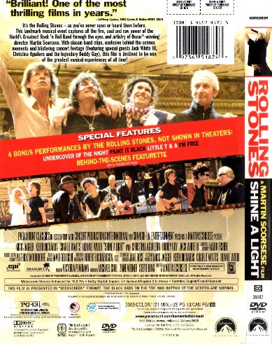 The Rolling Stones, Martin Scorsese - Shine A Light (DVD-V, Multichannel, NTSC) (Near Mint (NM or M-)) - Image 2