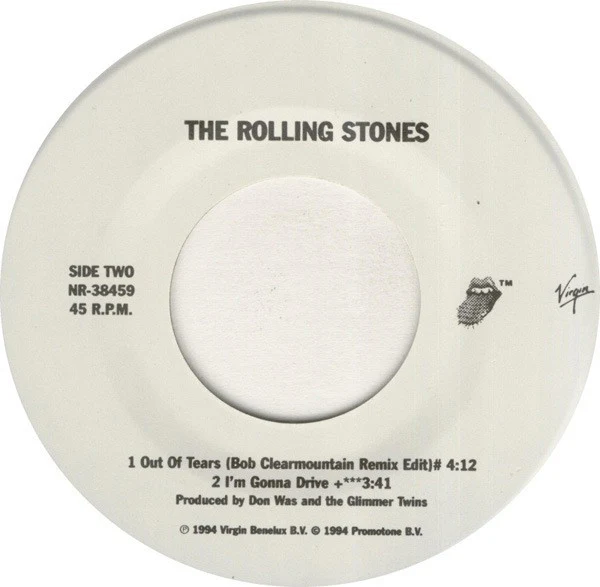 The Rolling Stones - Out Of Tears (7", Single) (Very Good Plus (VG+)) - Image 4
