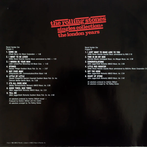 The Rolling Stones - Singles Collection - The London Years (4xLP, Comp + Box, RM) (Near Mint (NM or M-)) - Image 5