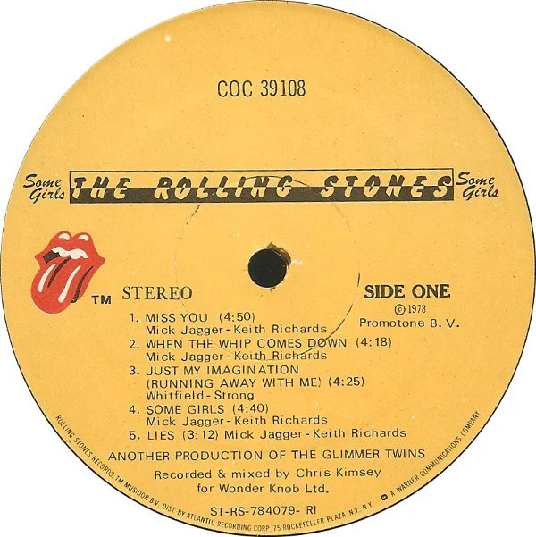 The Rolling Stones - Some Girls (LP, Album, 1st) (Very Good Plus (VG+)) - Image 3