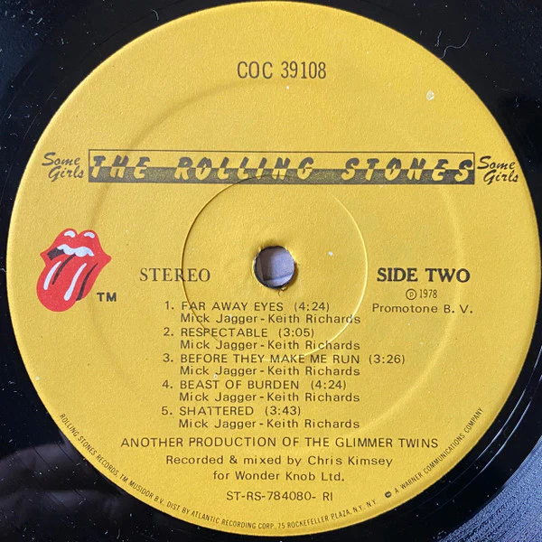 The Rolling Stones - Some Girls (LP, Album, 1st) (Very Good Plus (VG+)) - Image 4