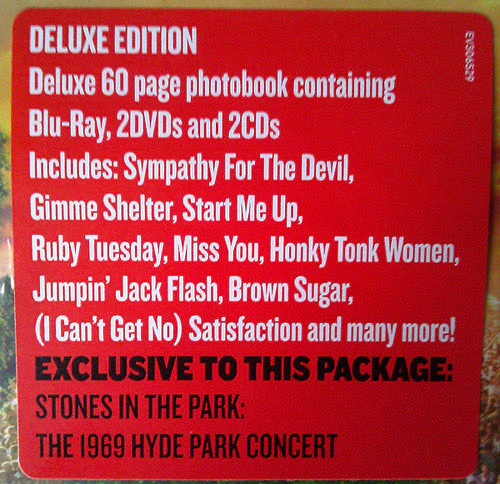 The Rolling Stones - Sweet Summer Sun - Hyde Park Live  (2xCD, Album, Del + 2xDVD-V, NTSC + Blu-ray) (Near Mint (NM or M-)) - Image 3