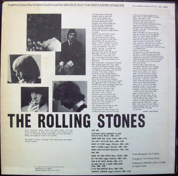 The Rolling Stones - The Rolling Stones, Now! (LP, Album, Mono, ARC) (Very Good Plus (VG+)) - Image 2