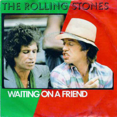 The Rolling Stones - Waiting On A Friend (7", Single) (Very Good Plus (VG+))