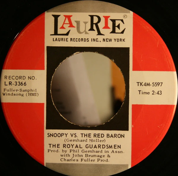 The Royal Guardsmen - Snoopy Vs. The Red Baron (7", Single) (Near Mint (NM or M-))