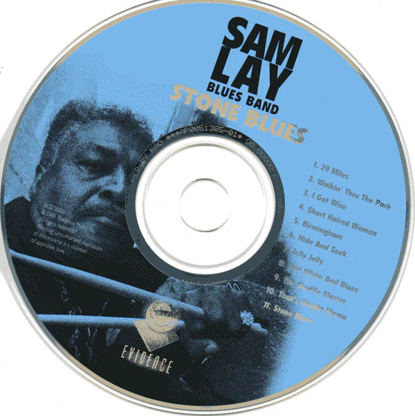 The Sam Lay Blues Band - Stone Blues (CD, Album) (Very Good Plus (VG+)) - Image 3