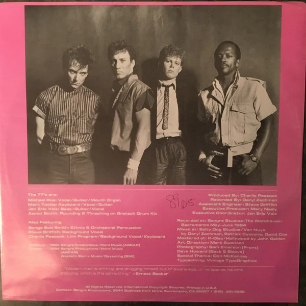 The 77s - All Fall Down (LP, Album) (Very Good Plus (VG+)) - Image 3