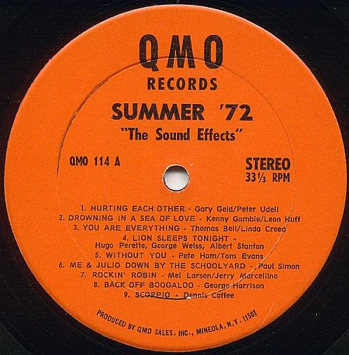 The Sound Effects - Summer '72 (LP, Album) (Very Good Plus (VG+)) - Image 3