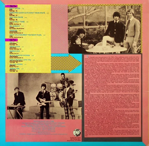 The Standells - The Best Of The Standells (LP, Comp) (Very Good Plus (VG+)) - Image 2