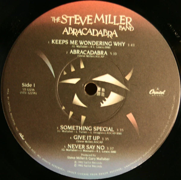 The Steve Miller Band* - Abracadabra (LP, Album, Win) (Very Good Plus (VG+)) - Image 3