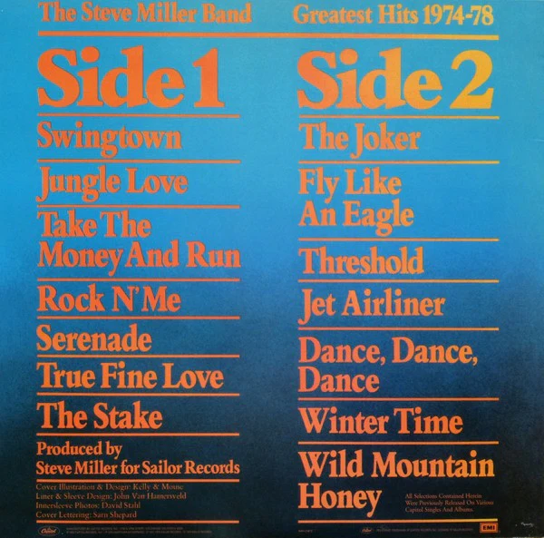 Steve Miller Band - Greatest Hits 1974-78 (LP, Comp, Ltd, RE, RM, 180) (Very Good (VG)) - Image 3