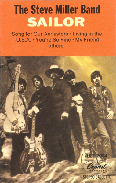 The Steve Miller Band* - Sailor (Cass, Album, Tan) (Very Good Plus (VG+))