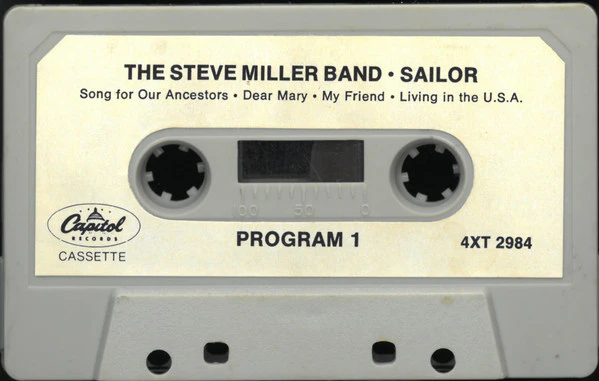 The Steve Miller Band* - Sailor (Cass, Album, Tan) (Very Good Plus (VG+)) - Image 3