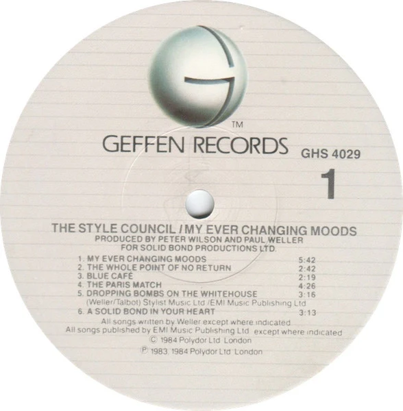 The Style Council - My Ever Changing Moods (LP, Album, Jac) (Near Mint (NM or M-)) - Image 3
