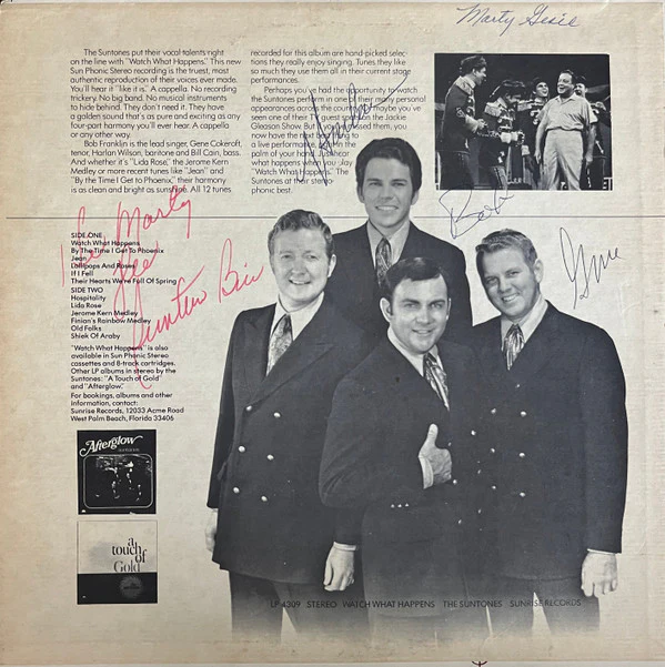 The Suntones - Watch What Happens (LP) (Very Good (VG)) - Image 2