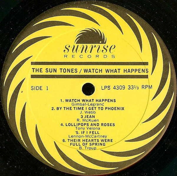 The Suntones - Watch What Happens (LP) (Very Good (VG)) - Image 3