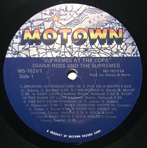The Supremes - At The Copa (LP, Album, RE) (Very Good Plus (VG+)) - Image 3