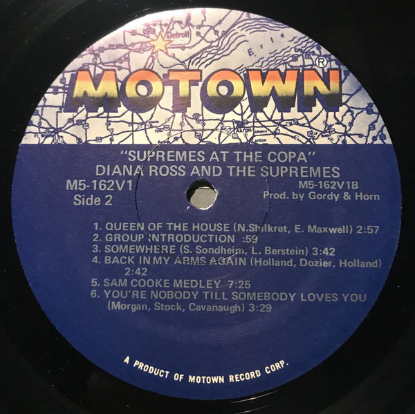 The Supremes - At The Copa (LP, Album, RE) (Very Good Plus (VG+)) - Image 4