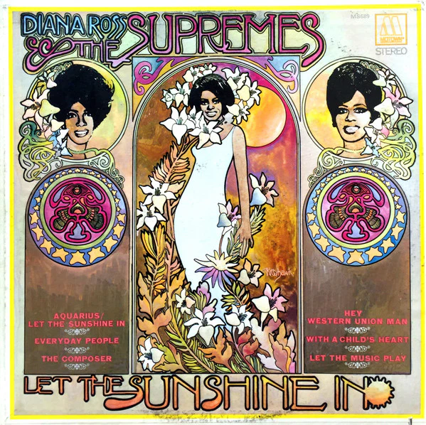 The Supremes - Let The Sunshine In (LP, Album) (Good Plus (G+))