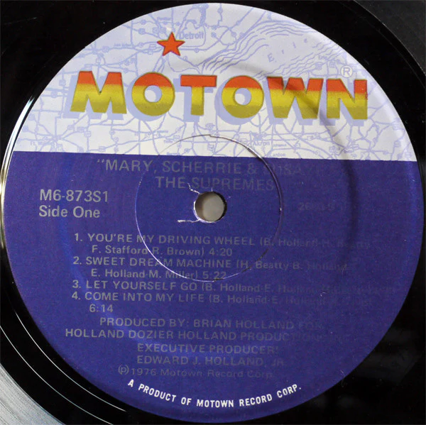 The Supremes - Mary, Scherrie & Susaye (LP, Album, Mon) (Very Good Plus (VG+)) - Image 3