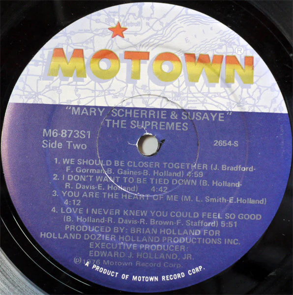 The Supremes - Mary, Scherrie & Susaye (LP, Album, Mon) (Very Good Plus (VG+)) - Image 4