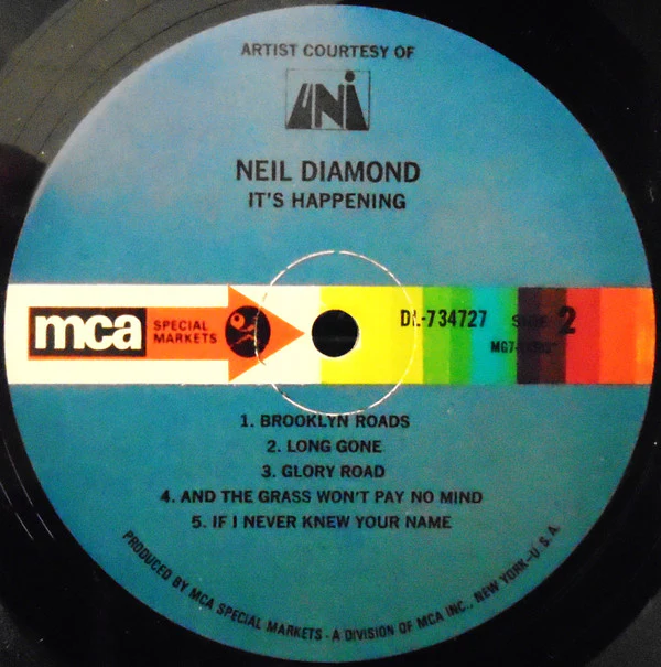 The Supremes / Neil Diamond - It's Happening! (LP, Comp) (Very Good Plus (VG+)) - Image 4