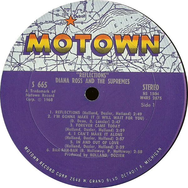 The Supremes - Reflections (LP, Album, Ter) (Very Good Plus (VG+)) - Image 3