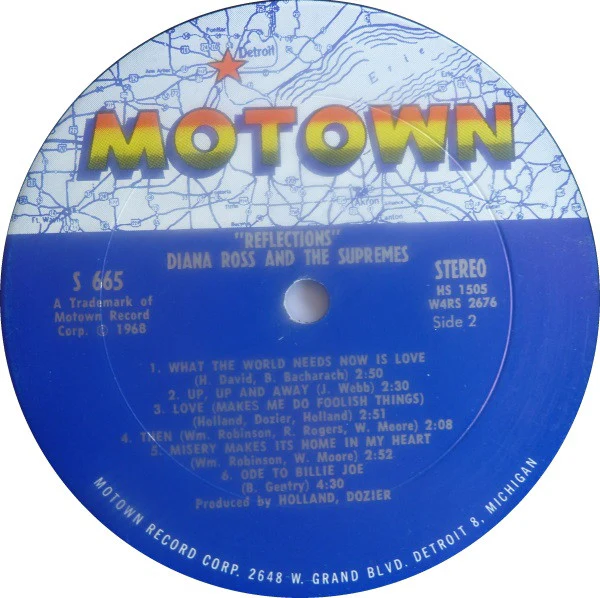 The Supremes - Reflections (LP, Album, Ter) (Very Good Plus (VG+)) - Image 4