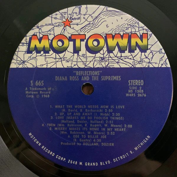 The Supremes - Reflections (LP, Album) (Very Good (VG)) - Image 4