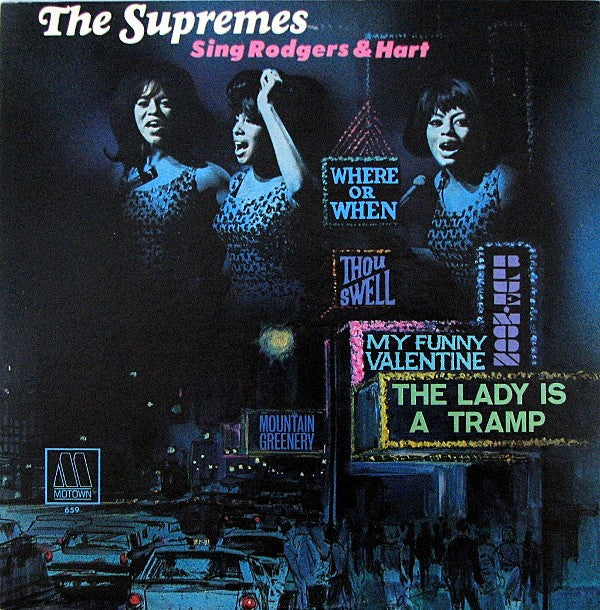 The Supremes - The Supremes Sing Rodgers & Hart (LP, Album, Mono) (Very Good Plus (VG+))