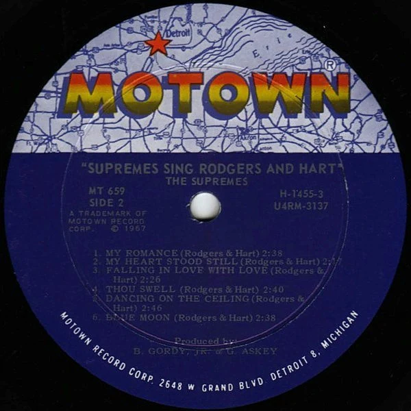 The Supremes - The Supremes Sing Rodgers & Hart (LP, Album, Mono) (Very Good Plus (VG+)) - Image 4