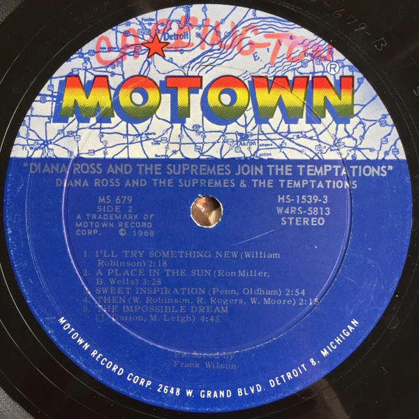 The Supremes & The Temptations - Diana Ross & The Supremes Join The Temptations (LP, Album) (Very Good (VG)) - Image 4