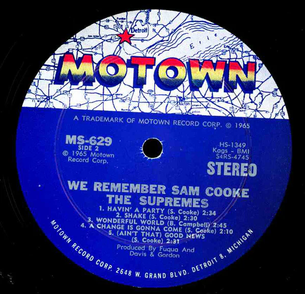 The Supremes - We Remember Sam Cooke (LP, Album) (Very Good (VG))
