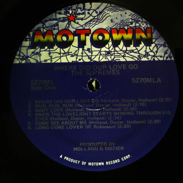The Supremes - Where Did Our Love Go (LP, Album, Mono, RE) (Very Good Plus (VG+)) - Image 3