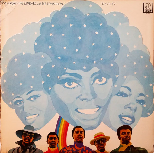 The Supremes With The Temptations - Together (LP, Album) (Very Good (VG))