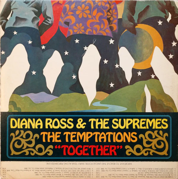 The Supremes With The Temptations - Together (LP, Album) (Very Good (VG)) - Image 2