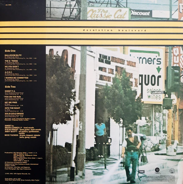 The Sweet - Desolation Boulevard (LP, Album, Win) (Near Mint (NM or M-)) - Image 2