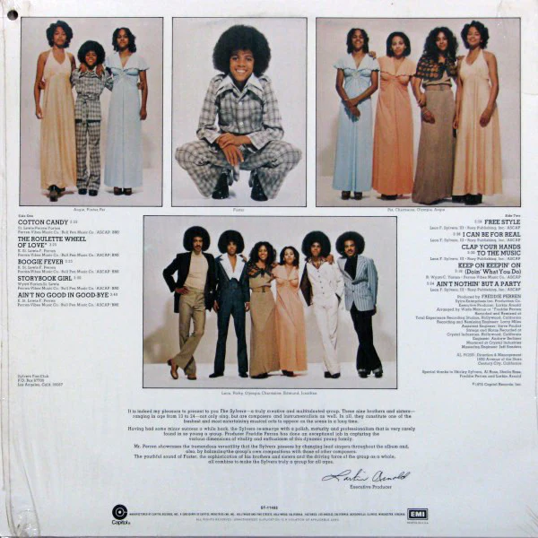 The Sylvers - Showcase (LP, Album) (Very Good Plus (VG+)) - Image 2