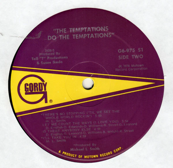 The Temptations - Do The Temptations (LP, Album, Mon) (Near Mint (NM or M-)) - Image 4