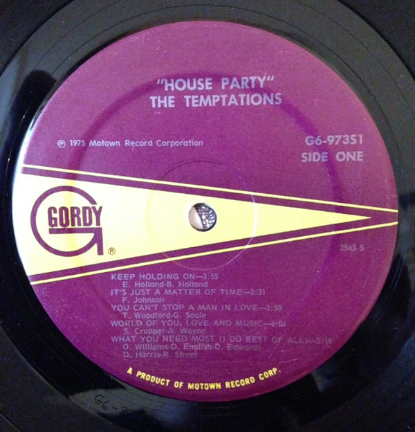 The Temptations - House Party (LP, Album, Dix) (Very Good (VG)) - Image 3