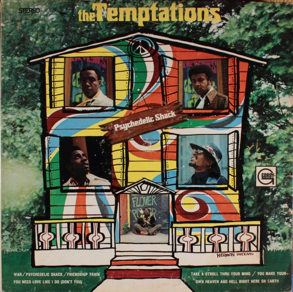 The Temptations - Psychedelic Shack (LP, Album) (Good Plus (G+))